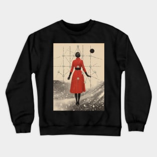 Snow blast collage Crewneck Sweatshirt